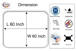 Stylista Waterproof Square Center Tea Coffee Study Table Cover-thumb3