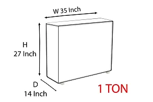 Stylista ac Cover Outdoor Unit 1 ton Capacity Military Colour-thumb2