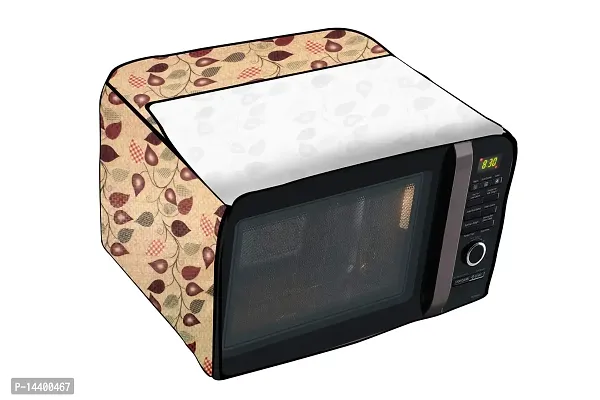 Stylista Microwave Oven Cover for Whirlpool 25 L Convection Magicook Elite Petals Pattern Yellow-thumb5