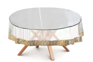 Stylista 4 Seater Transparent Table Cover 0.15 mm Thickness-thumb2