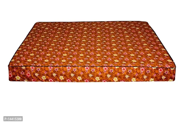 Stylista Mattress Protector Hypoallergenic/Waterproof Polyester Single Bed Size LxW 75x36 Orange-thumb3