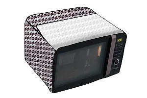 Stylista Microwave Oven Cover for Bajaj 17L 1701MT DLX Symmetric Pattern Grey-thumb4