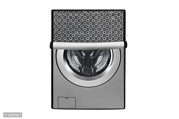 Stylista Washing Machine Cover Compatible for IFB 6 kg Diva Aqua SX Front Load Printed Pattern-thumb0