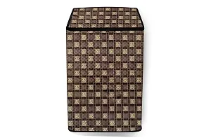 Stylista Washing Machine Cover Compatible for LG 7.0 Kg Inverter Fully-Automatic Top Loading T8069NEDLH Brown-thumb2