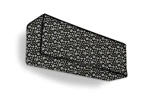 Stylista split ac cover set of indoor and outdoor unit Compatible for 1.5 Ton Lloyd GLS18B32WACR FLORAL BLACK-thumb2