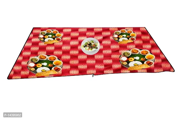 Stylista Bed Server Food mats/Outdoor Picnic mat Reversible WxL in Inches 36x27 can be Doubled up to WxL 36x54-thumb2