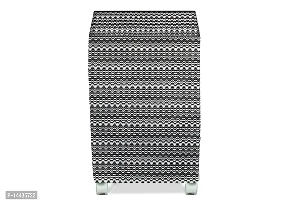 Stylista Cooler Cover Compatible for Hindware Snowcrest 23 Liter Medium Tower Cooler Symmetric Pattern Grey  White-thumb3