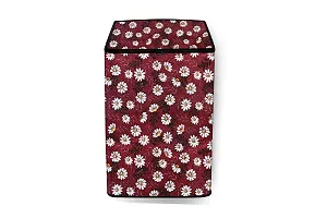 Stylista Washing Machine Cover Compatible for Bosch 6.5 Kg Fully-Automatic Top Load WOE654W0IN Printed-thumb2