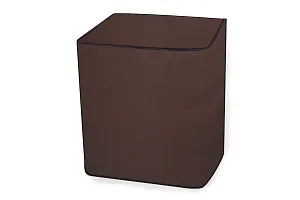 Stylista Washing Machine Cover Compatible for LG 11 kg semi Automatic Top Loading P1145SRAZ Darkbrown Solid-thumb4