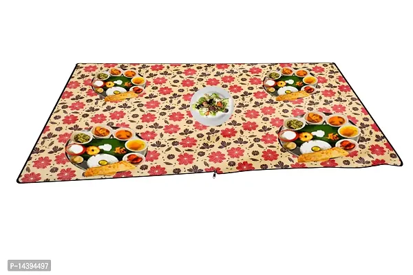 Stylista Bed Server Food mats/Outdoor Picnic mat Reversible WxL in Inches 36x27 can be Doubled up to WxL 36x54