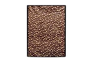 Stylista Washing Machine Cover Compatible for Front Load IFB Senator Aqua SX - 8 Kg Polka Dot Pattern Brown-thumb2