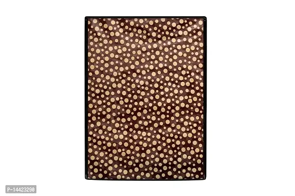 Stylista Washing Machine Cover Compatible for Front Load IFB Senator Aqua SX - 8 Kg Polka Dot Pattern Brown-thumb3