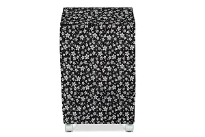 Stylista Cooler Cover Compatible for Hindware Snowcrest 23 Liter Medium Tower Cooler Floral Pattern Black-thumb2