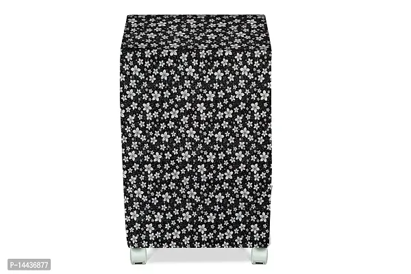 Stylista Cooler Cover Compatible for Hindware Snowcrest 23 Liter Medium Tower Cooler Floral Pattern Black-thumb3