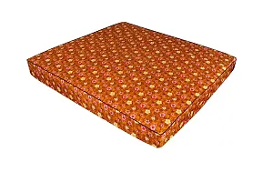 Stylista Mattress Protector Hypoallergenic/Waterproof Polyester Single Bed Size LxW 75x36 Orange-thumb1