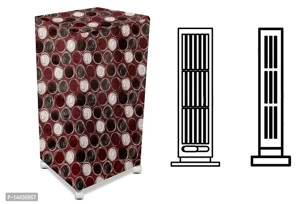 Stylista Cooler Cover Compatible for RR Elecrtic 36 Liter Tower Cooler Abstract Pattern Maroon-thumb0