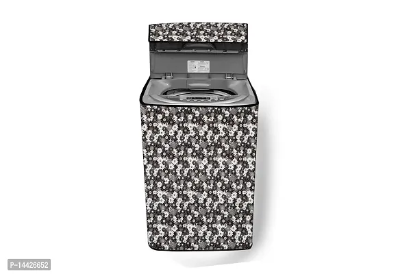 Stylista Washing Machine Cover Compatible for Samsung 7 KG Fully-Automatic Top Loading WA70N4261SS/TL Floral Pattern Multicolor