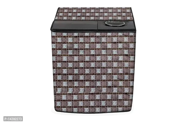 Stylista Washing Machine Cover Compatible for Whirlpool 8 Kg Semi-Automatic Top Load ACE 8.0 Turbo Dry Multicolor