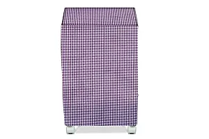 Stylista Cooler Cover Compatible for Kumaka Plastic Kmk-Tf23-F 23 Liter Tower Cooler Pin Check Pattern Voilet-thumb2