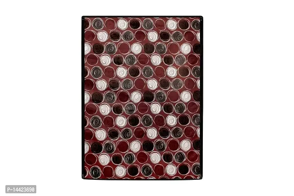 Stylista Washing Machine Cover Compatible for LG 6.0 Kg 5 Star Inverter Fully-Automatic Front Loading Washing Machine FHM1006ADW Abstract Pattern Maroon-thumb3