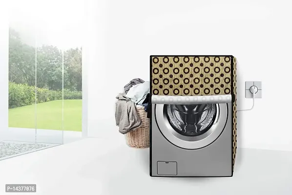 Stylista Washing Machine Cover Compatible for LG 6.5 kg Inverter Front Load FHT1065SNW.ABWPEIL Printed-thumb2