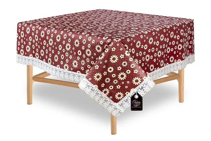 Stylista Waterproof Square Center Tea Coffee Study Table Cover