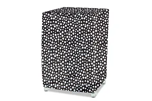 Stylista Cooler Cover Compatible for V-Guard Aikido 70 Liter Desert Cooler Polka Dot Pattern Black-thumb1