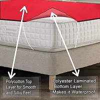 Stylista Bedsheet/Mattress Protector Waterproof/Hypoallergenic Polyester Bedsheet-thumb2