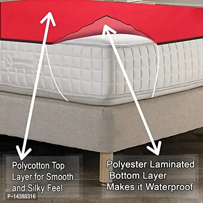 Stylista Bedsheet/Mattress Protector Waterproof/Hypoallergenic Polyester Bedsheet-thumb3