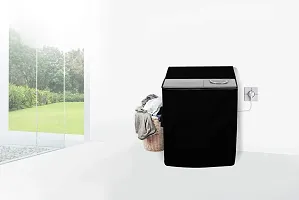 Stylista Washing Machine Cover Compatible for Whirlpool 7.5 kg Ace Turbo Dry-N semi Automatic Black-thumb1