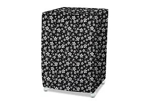 Stylista Cooler Cover Compatible for Hindware Snowcrest 23 Liter Medium Tower Cooler Floral Pattern Black-thumb1