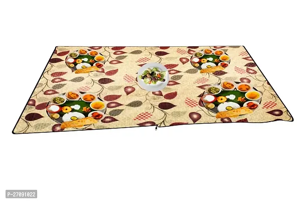 Stylish Bed Server Food Mats/Outdoor Picnic Mat Reversible Wxl In Inches 36X27 Can Be Doubled Up To Wxl 36X54-thumb0