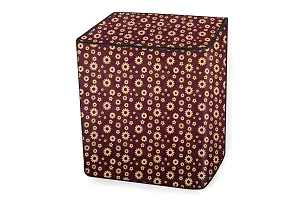 Stylista Washing Machine Cover Compatible for Godrej WS Edge 700 CT semi Automatic Floral Pattern-thumb4