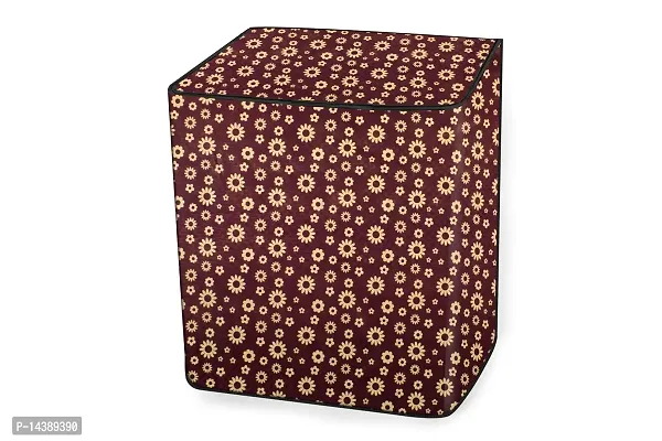 Stylista Washing Machine Cover Compatible for Godrej WS Edge 700 CT semi Automatic Floral Pattern-thumb5