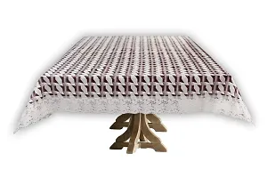 Stylista 10 Seater Dining Table Cover Size 60x120 Inches Geometric Pattern-thumb1