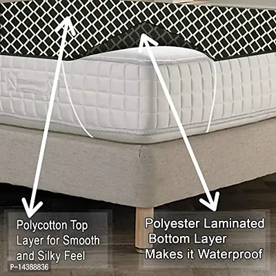 Stylista Bedsheet/Mattress Protector Waterproof/Hypoallergenic Polyester-thumb2
