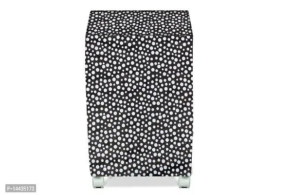 Stylista Cooler Cover Compatible for V-Guard Aikido 70 Liter Desert Cooler Polka Dot Pattern Black-thumb3