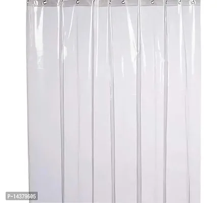 Stylista Plastic Transparent AC Curtain (0.20 mm, 4.5x7 ft)-thumb2