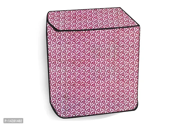 Stylista Washing Machine Cover Compatible for Whirlpool 8 Kg Semi-Automatic Top Load ACE 8.0 Turbo Dry Pink-thumb3