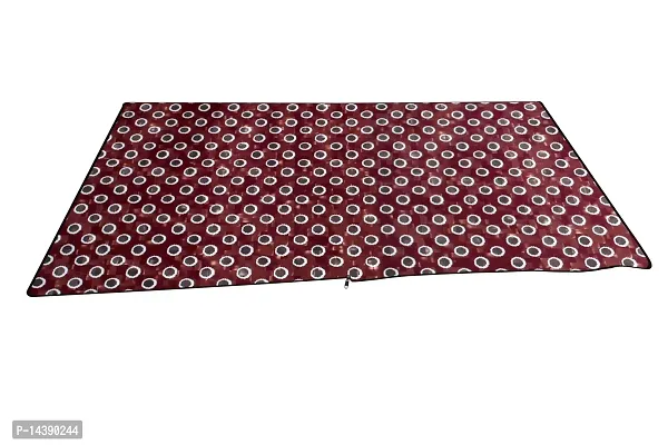 Stylista Bed Server Food mats/Outdoor Picnic mat Reversible WxL in Inches 36x27 can be Doubled up to WxL 36x54-thumb5