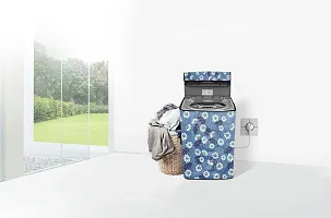 Stylista Washing Machine Cover Compatible for Bosch 6.5 Kg Fully-Automatic Top Load WOE654W0IN Printed-thumb1