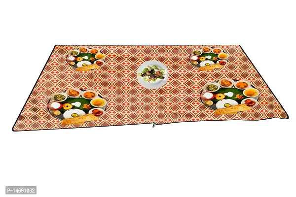 Stylista Bed Server Food mats/Outdoor Picnic mat Reversible WxL in Inches 36x27 can be Doubled up to WxL 36x54