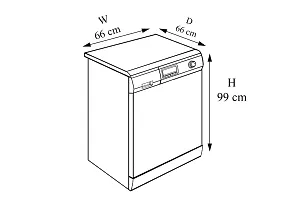 Stylista Washing Machine Cover Compatible for LG Fully-Automatic Top Loading-thumb3