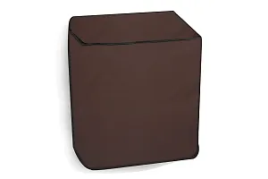 Stylista Washing Machine Cover Compatible for LG 10 kg 5 Star semi Automatic Top Loading P1045SGAZ Darkbrown Solid-thumb2