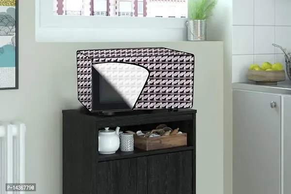 Stylista Microwave Oven Cover for Haier 20 L Convection HIL2001CSPH, Geometric Pattern-thumb2