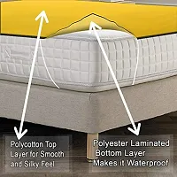 Stylista Bedsheet/Mattress Protector Waterproof/Hypoallergenic Polyester Bedsheet-thumb2