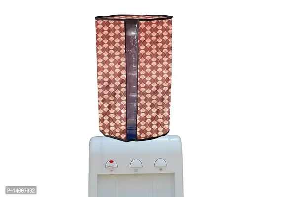 Stylista PVC 20ltr Water Dispenser Bottle Cover Pack of 2, Counterchange Pattern Brick