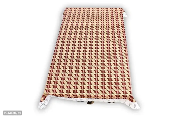 Stylista 10 Seater Dining Table Cover Size 60x120 Inches Geometric Pattern-thumb3