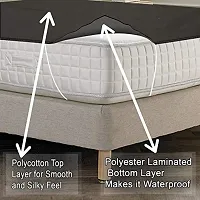 Stylista Bedsheet/Mattress Protector Waterproof/Hypoallergenic Polyester Bedsheet-thumb2