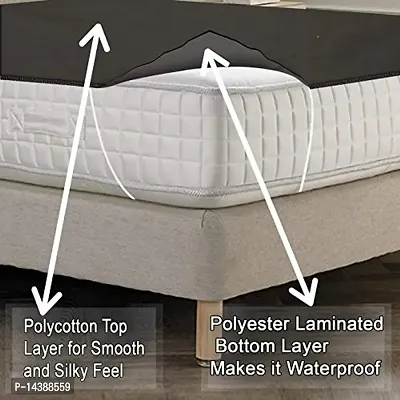 Stylista Bedsheet/Mattress Protector Waterproof/Hypoallergenic Polyester Bedsheet-thumb3